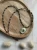 Zielony naszyjnik handmade z labradorytem