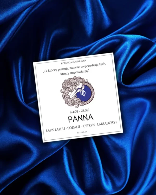 Dedykacja dołączona do bransoletki ochronnej dla Panny