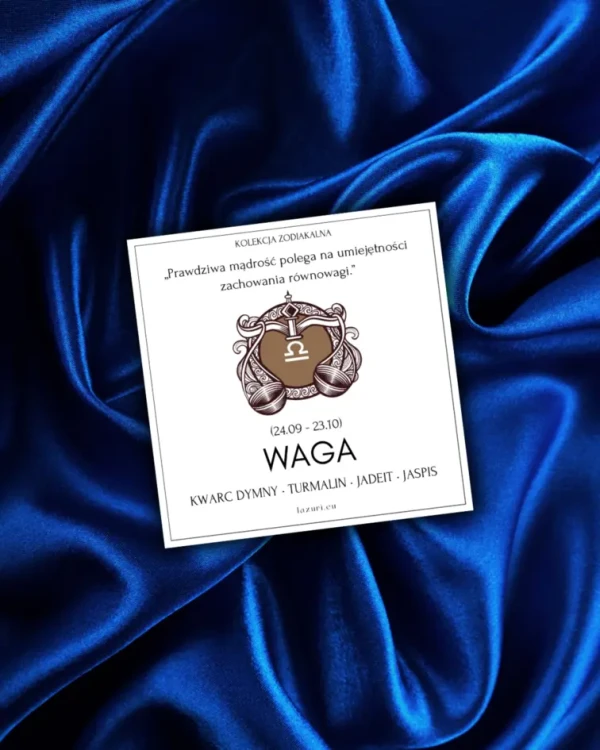 Dedykacja dołączona do bransoletki dla Wagi