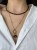 Minimalistyczny choker z czarnych agatów – naszyjnik BLACK STAR w wersji krótkiej.